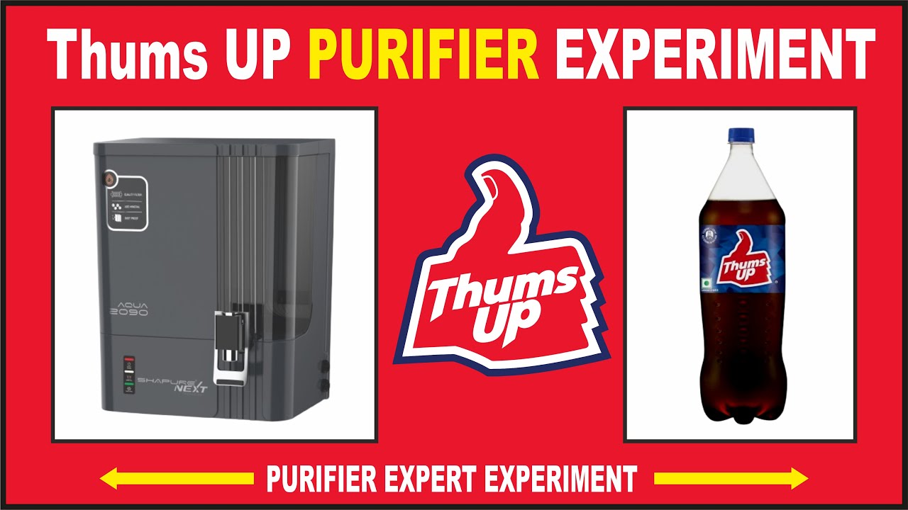 I Filtered Thums UP in a Water Purifier | Aqua 2090 Test | Purifier Expert #waterpurifier #thumsup