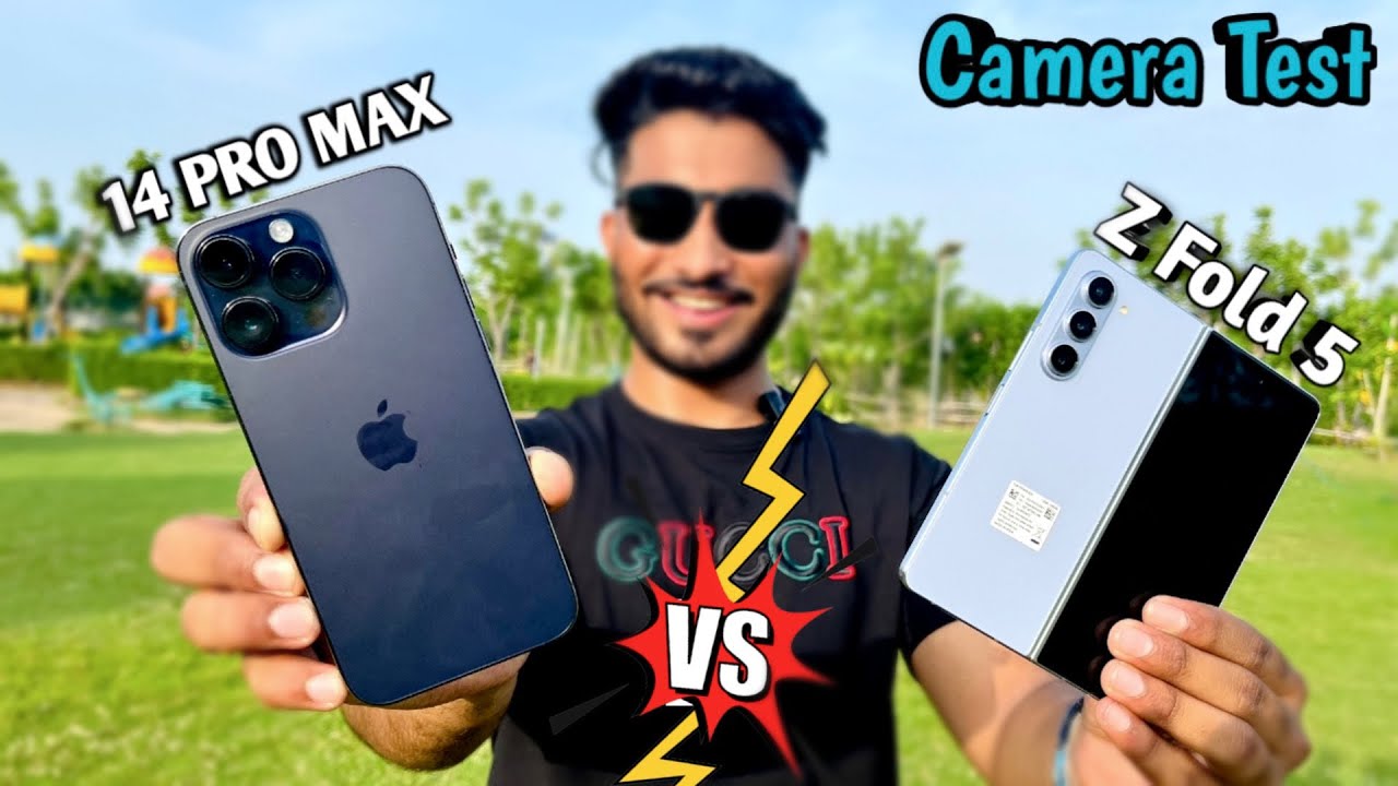 iPhone 14 Pro Max vs Samsung Z Fold 5 Full Camera Test 😍 iphone vs Samsung 🔥 Full review!