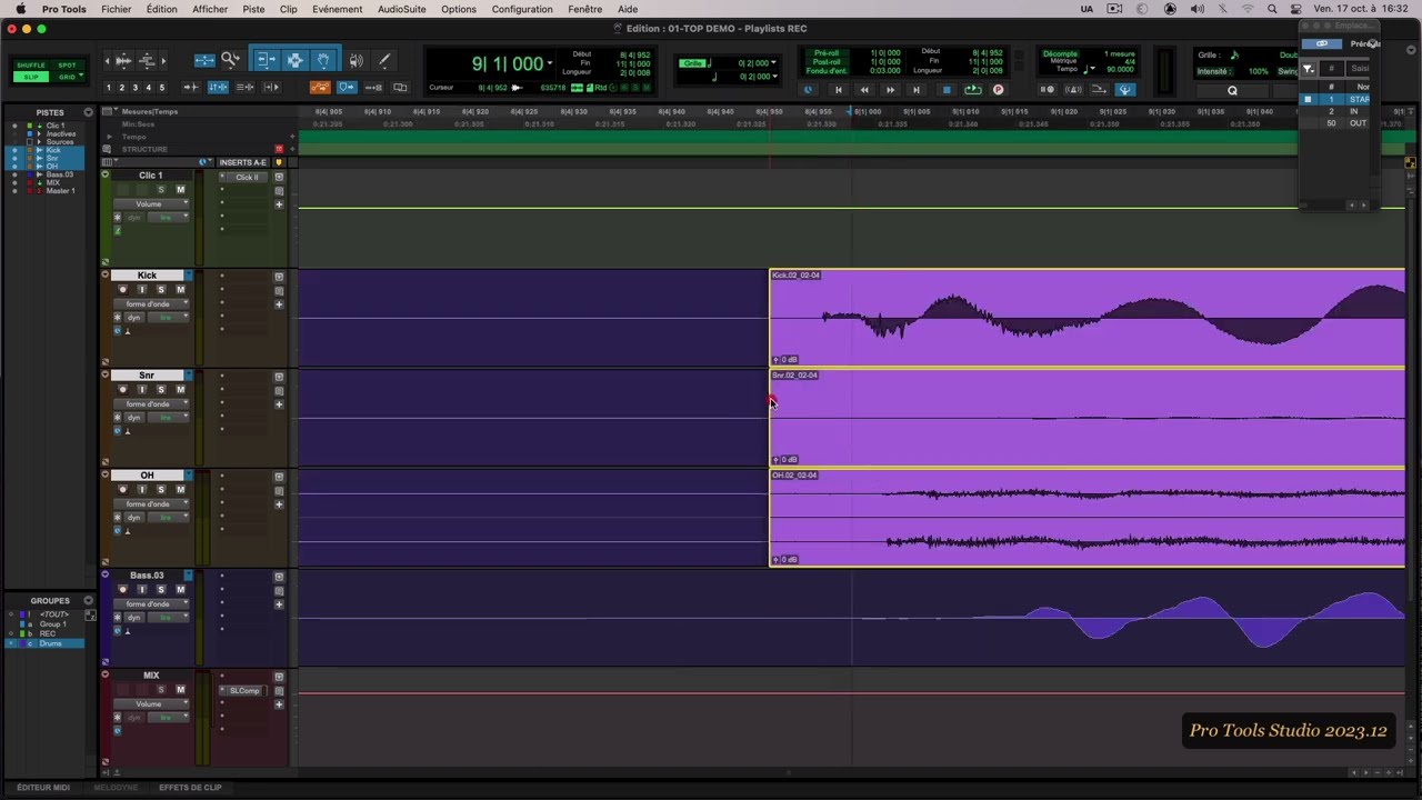 Pro Tools : Maitrisez les Playlists ! - TOP DEMO