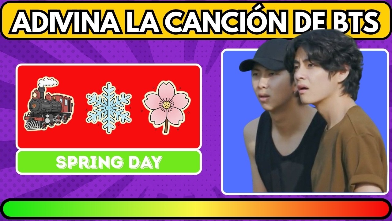 ¿Puedes adivinar la canción de BTS con EMOJIS? 🧐 (Nivel: Imposible)