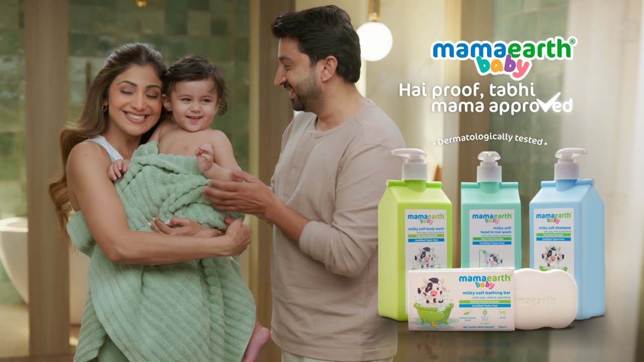 Mamaearth Baby Milky Soft Head to Toe Wash, Safe & Gentle 2 in 1 Cleansing for Babies