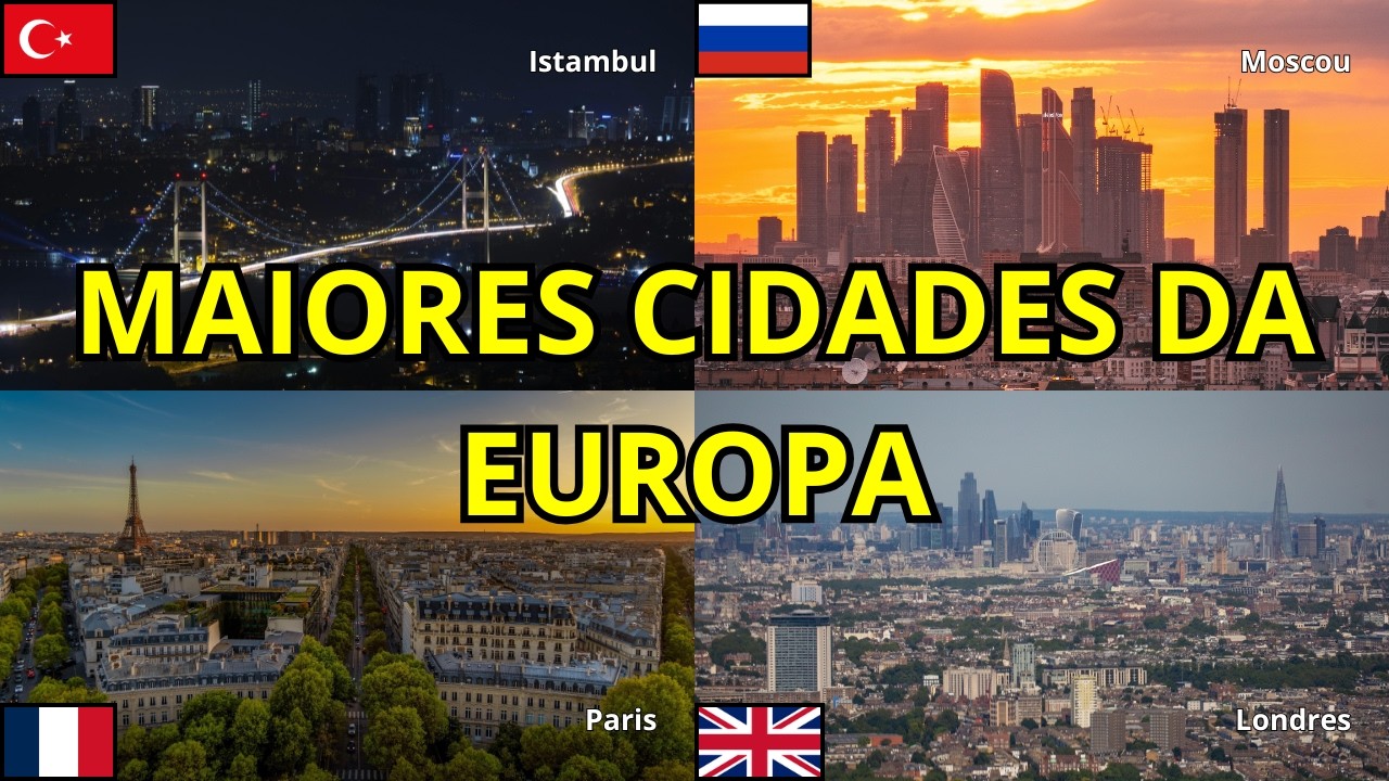 TOP 10 - MAIORES CIDADES DA EUROPA EM 2025.....