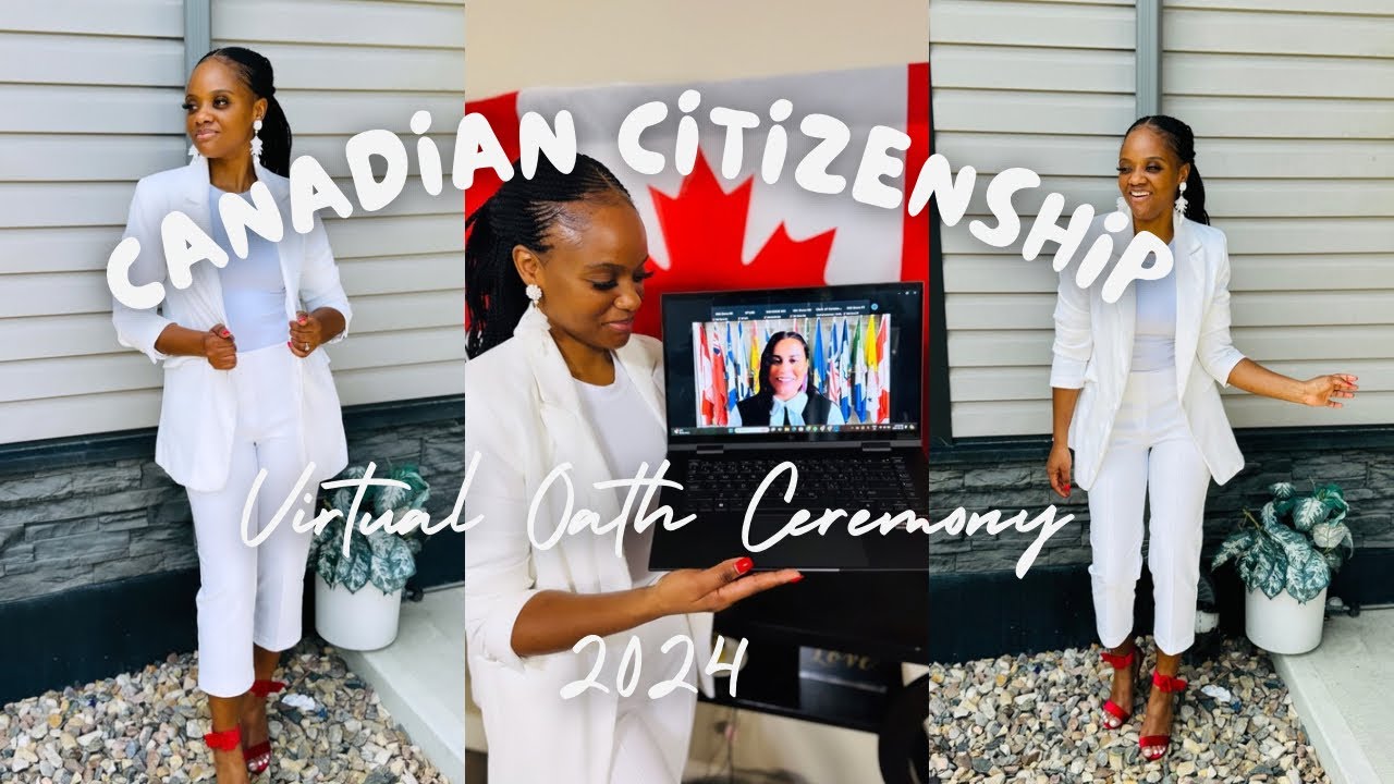 Glimpse of my Canadian Citizenship Virtual Oath Ceremony 🇨🇦