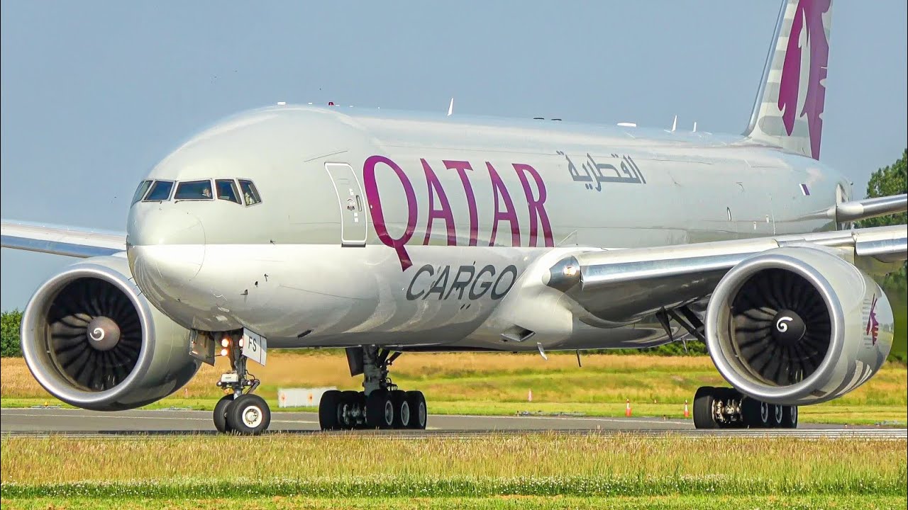 (4K) 3x 777 CLOSE-UP take-off at Amsterdam airport Schiphol - Emirates, Qatar & Etihad!