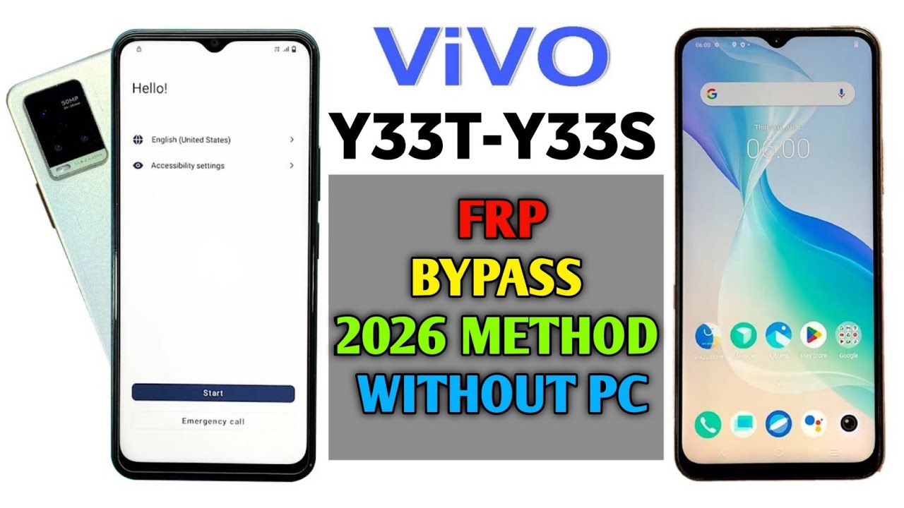 VIVO Y33T (V2146) FRP Bypass New Security Update  || All VIVO 2026 FRP Bypass Without PC 100% Free