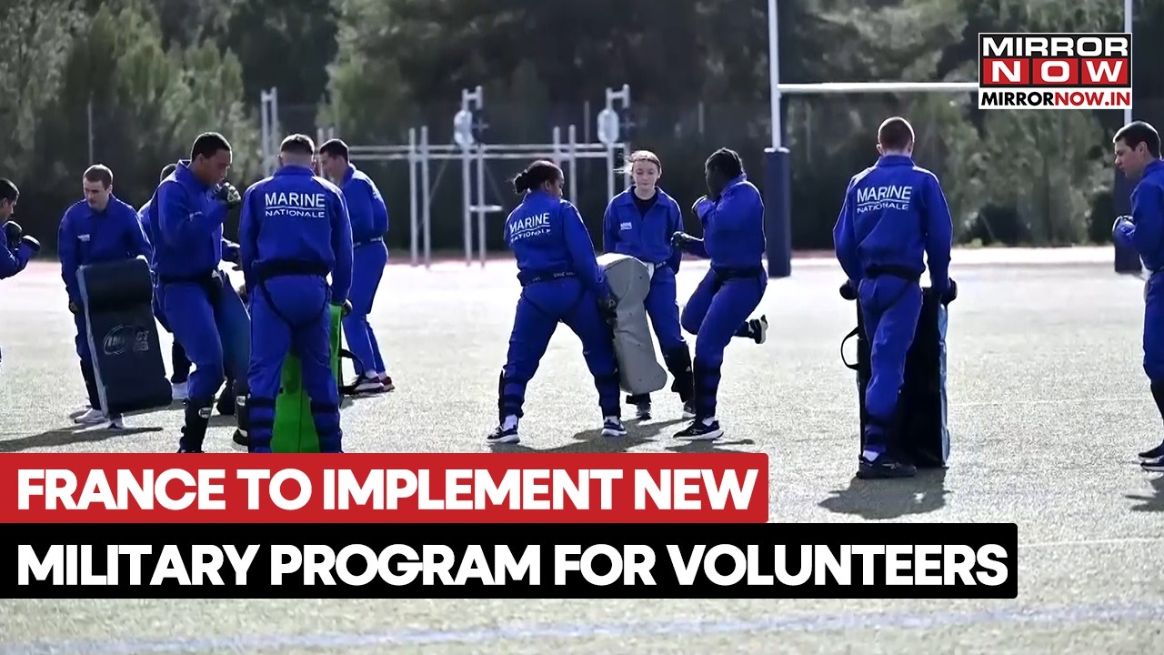 France To Implement New Military Program For Volunteers Aged 18 And 19 | Watch Video