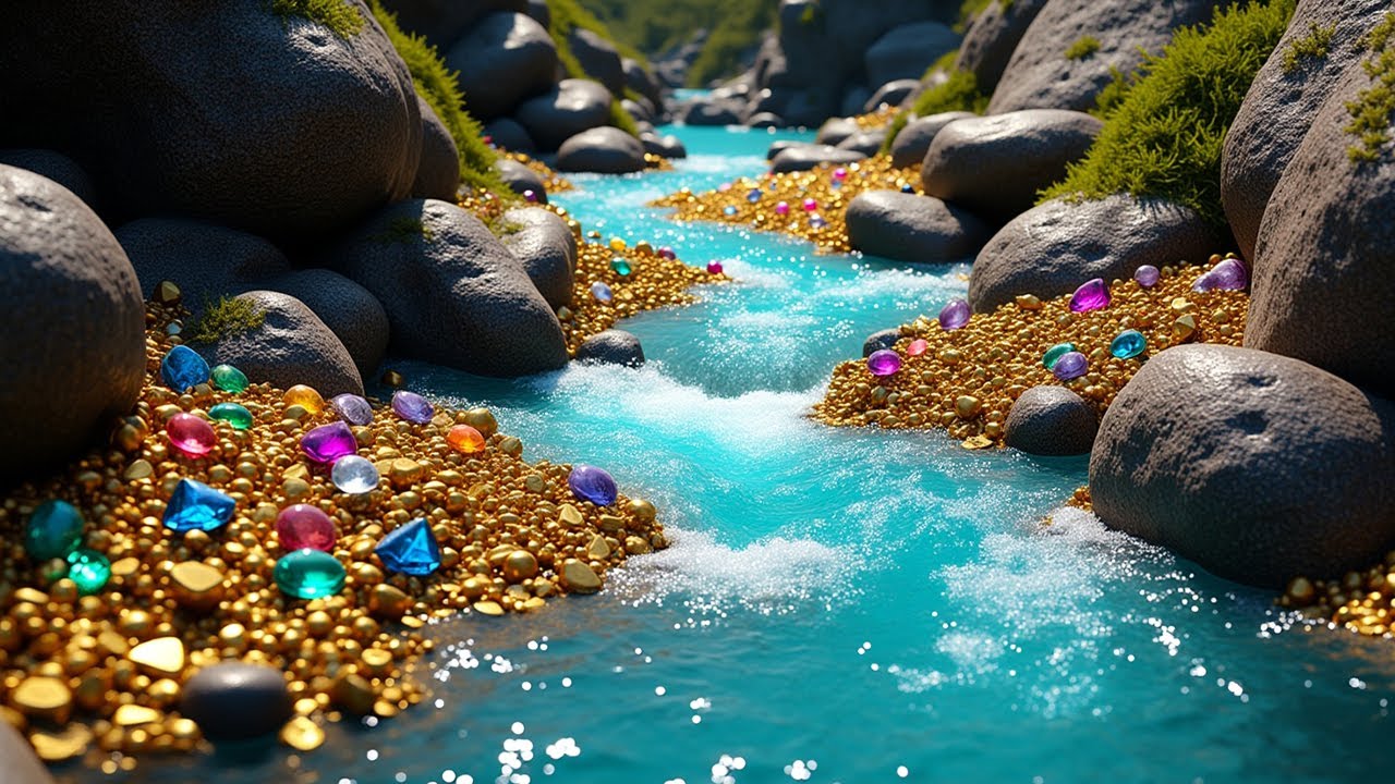 Unbelievable Beach Discovery: Gold Nuggets & Rare Gems in Sand of river