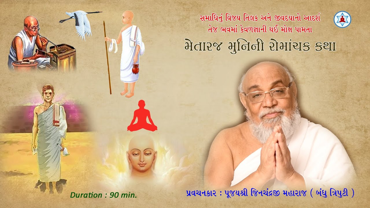 મેતારજ મુનિની રોમાંચક કથા | સમાધિનું વિજય તિલક | Metaaraj Muni | Pujya Jinchandraji Maharaj Saheb