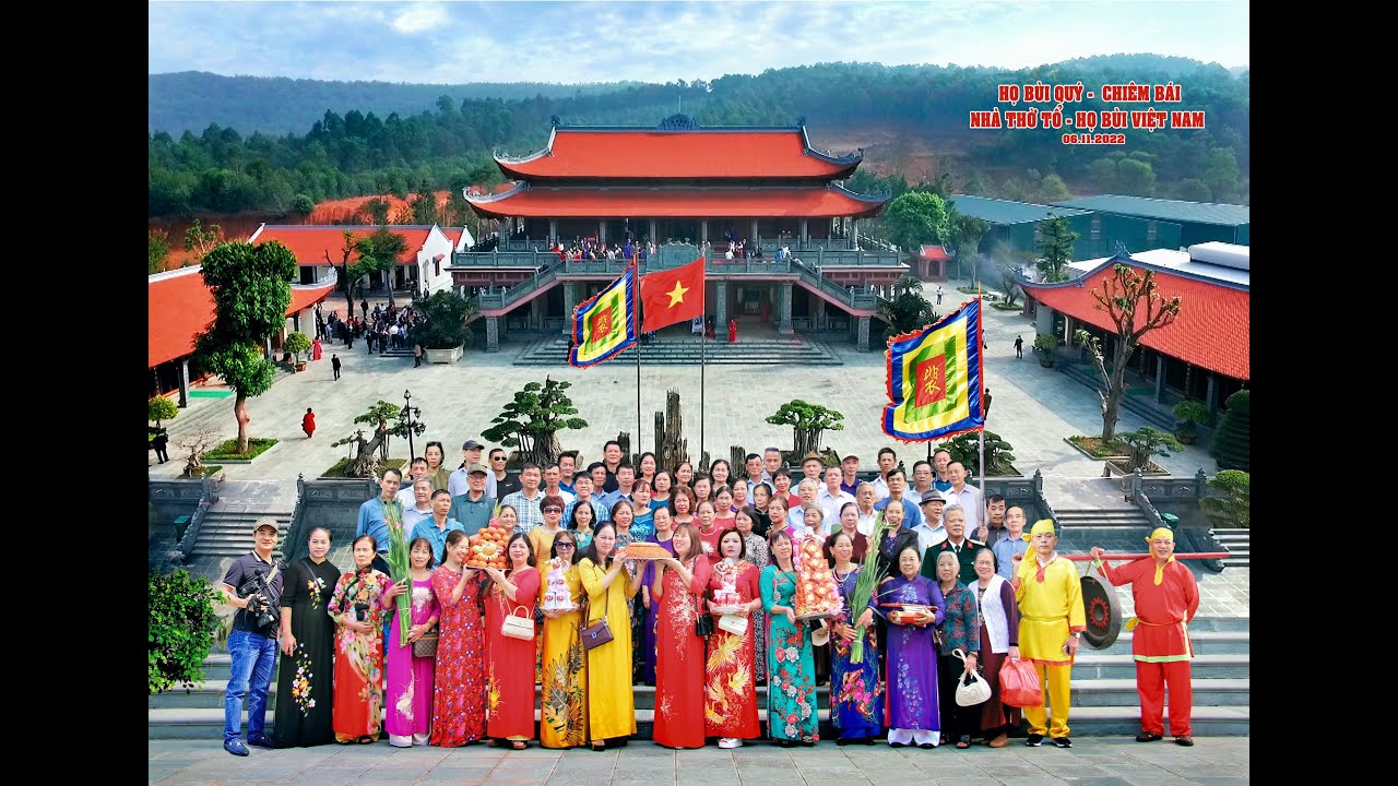 Họ Bùi Quý Dâng Hương và Thăm Quan Nhà Thờ Họ Bùi VN - 2022
