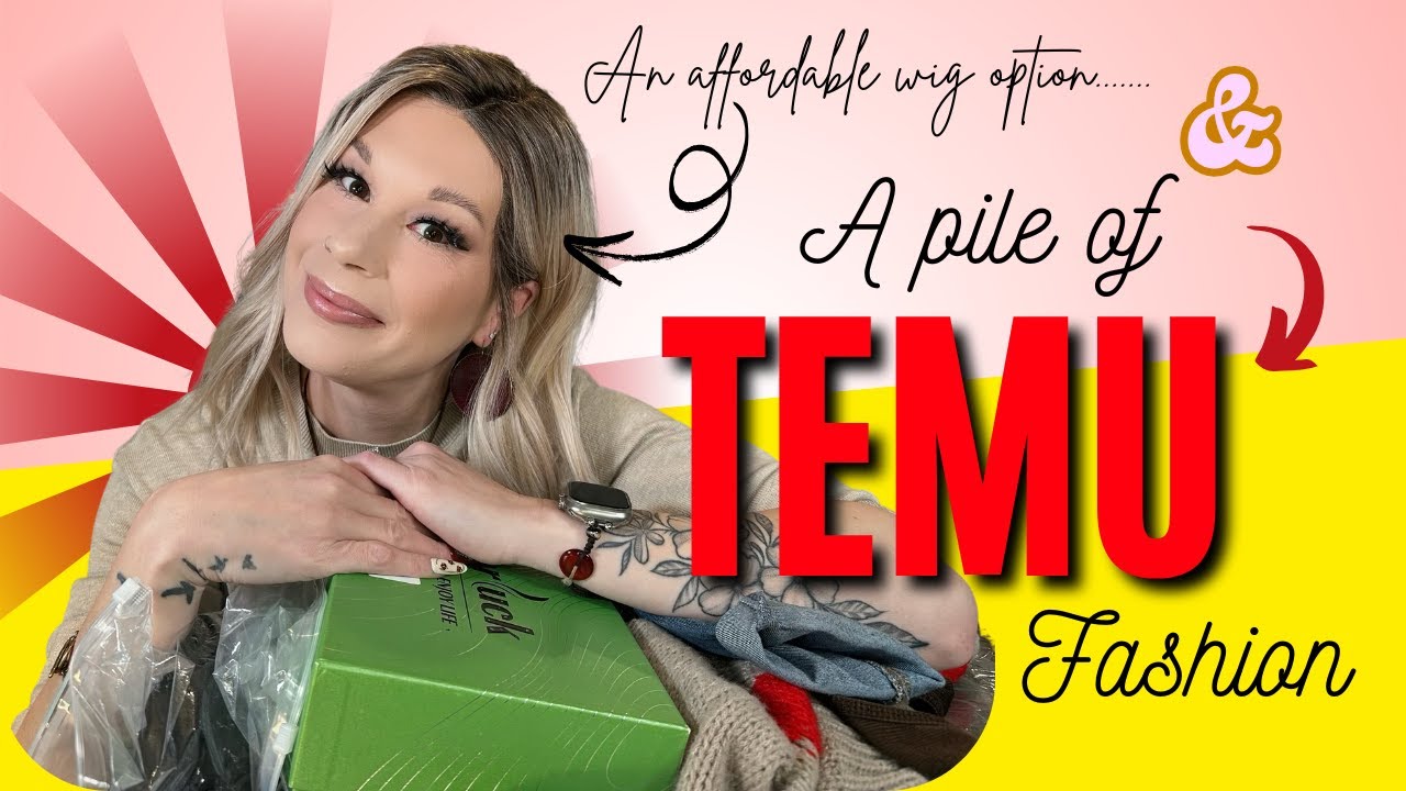 A Pile of Temu Fashion & Affordable Wig? #temutryonhaul #temustyle #temu #temufashion  #wigs