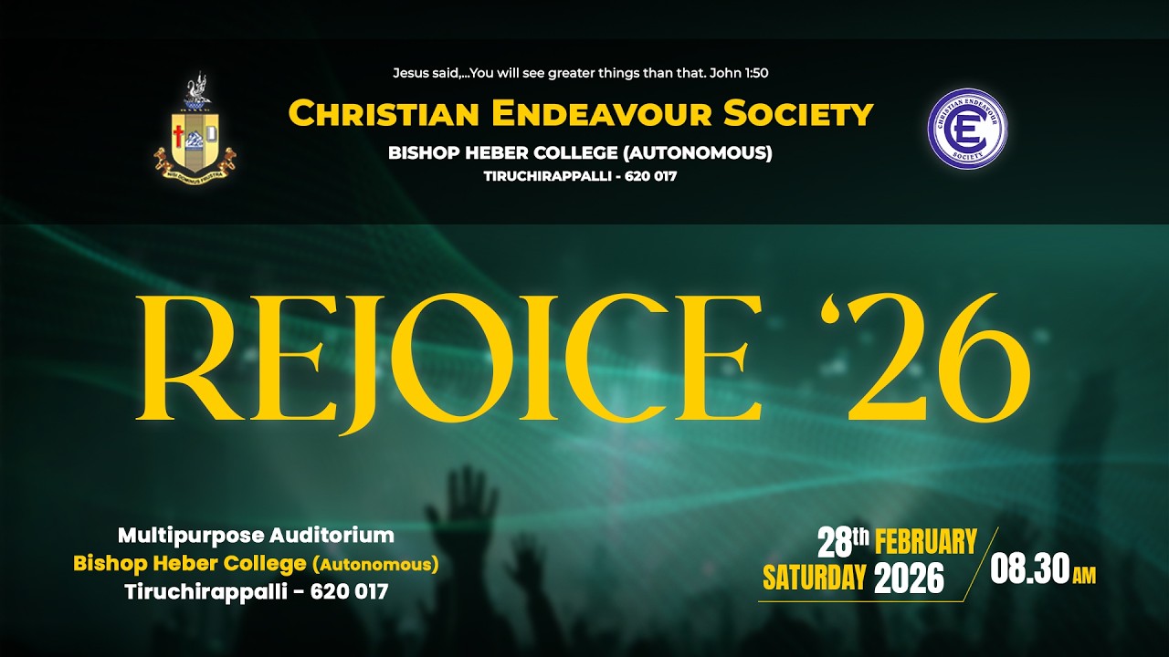 REJOICE '26 | Christian Endeavour Society | 28-02-2026