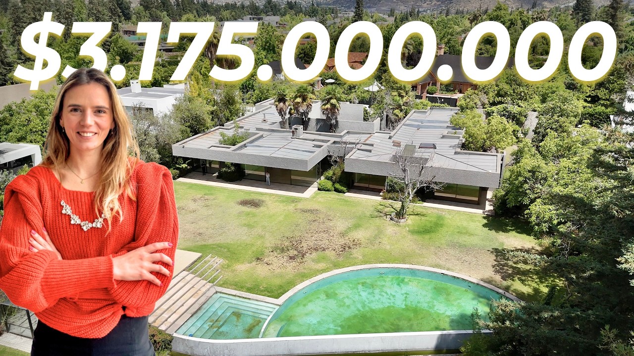 INCREIBLE CASA DE $3.7 MILLONES DE DOLARES EN CHILE