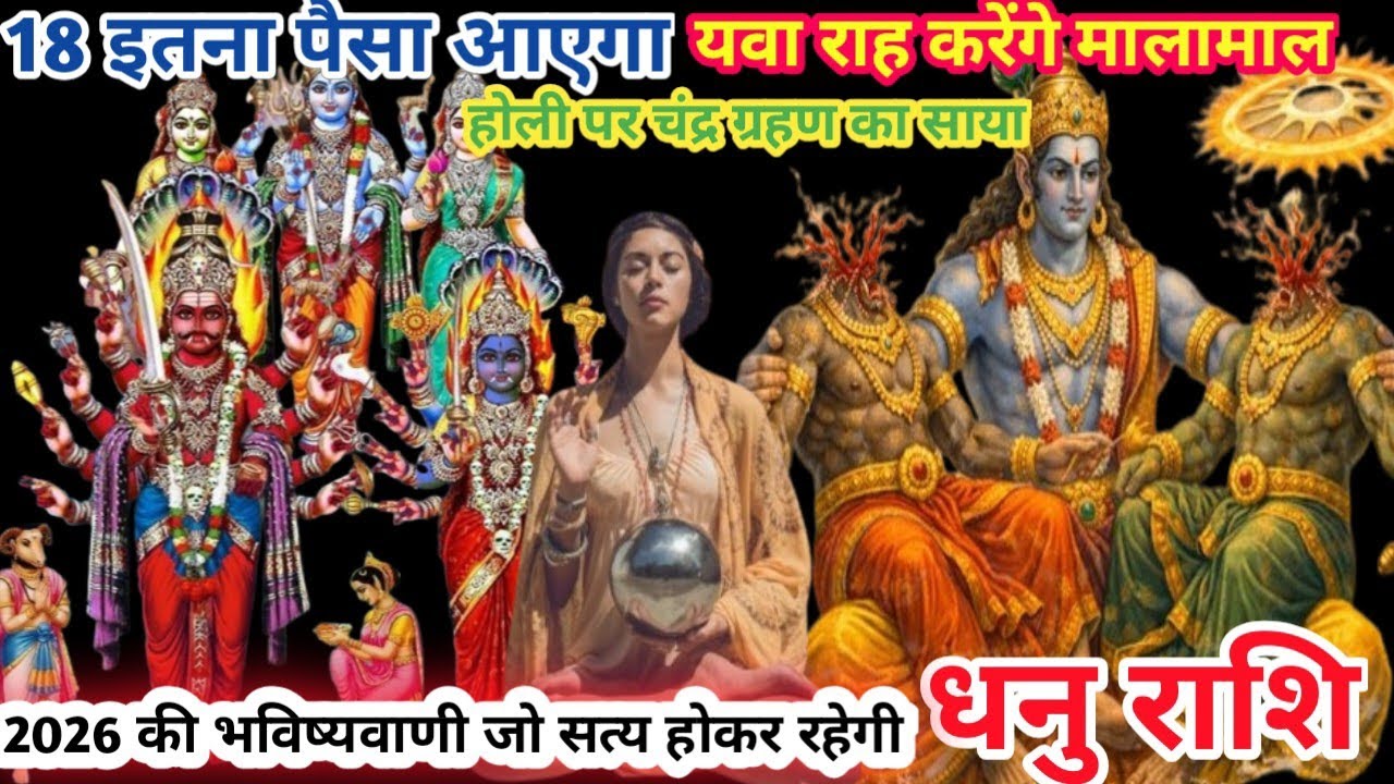 धनु राशि 18 साल बाद' युवा राहु करेंगे मालामाल इतना पैसा आएगा गिनते गिनते थक  Dhnu Rashi Sagittarius 