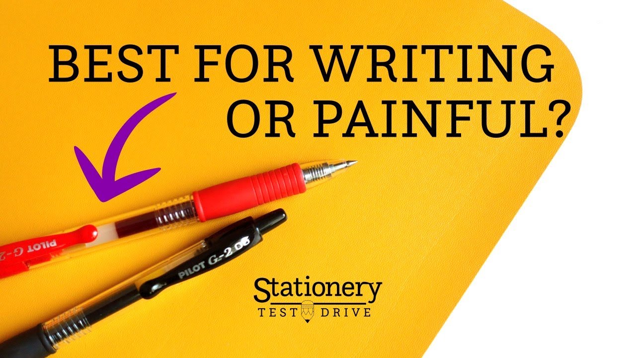 Pilot G2 Pens | Best Gel Pen For Writing or A PAIN? - Stationery Test Drive