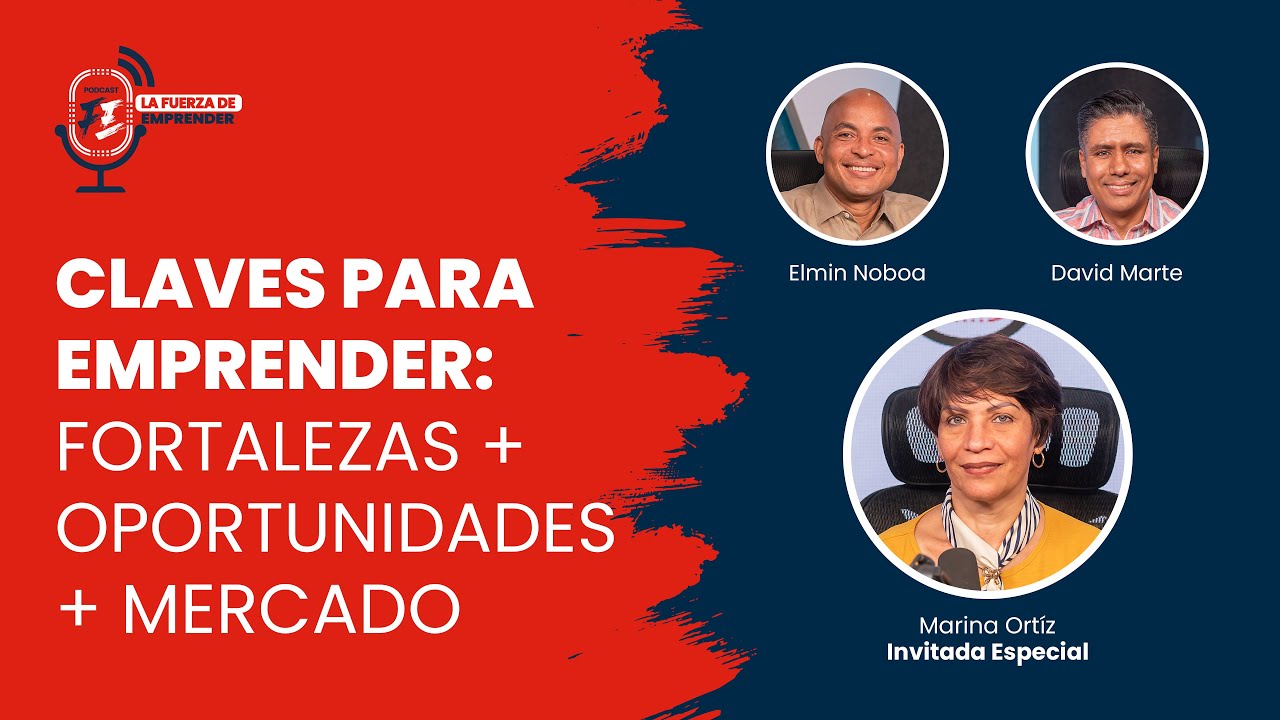 CLAVES PARA EMPRENDER: FORTALEZAS + OPORTUNIDADES + MERCADO