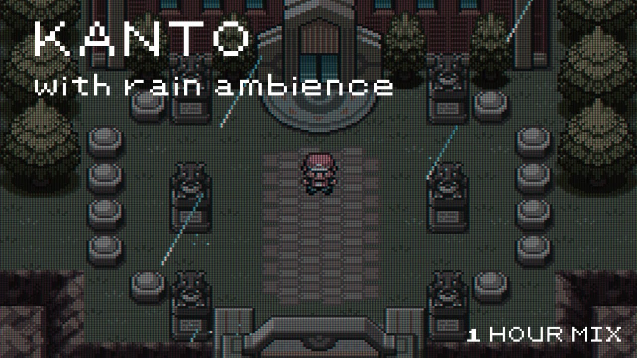 You're A Kid Again Playing Pokemon And It's Raining Outside (Kanto) | Nostalgic Pokemon Music