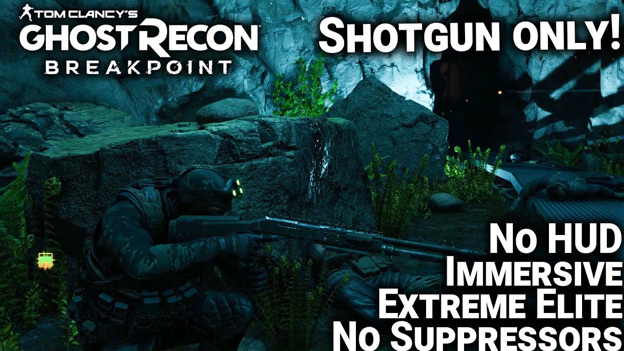 Bioluminescent Cavern - Ghost Recon Breakpoint (Extreme Elite, No HUD, No Commentary)