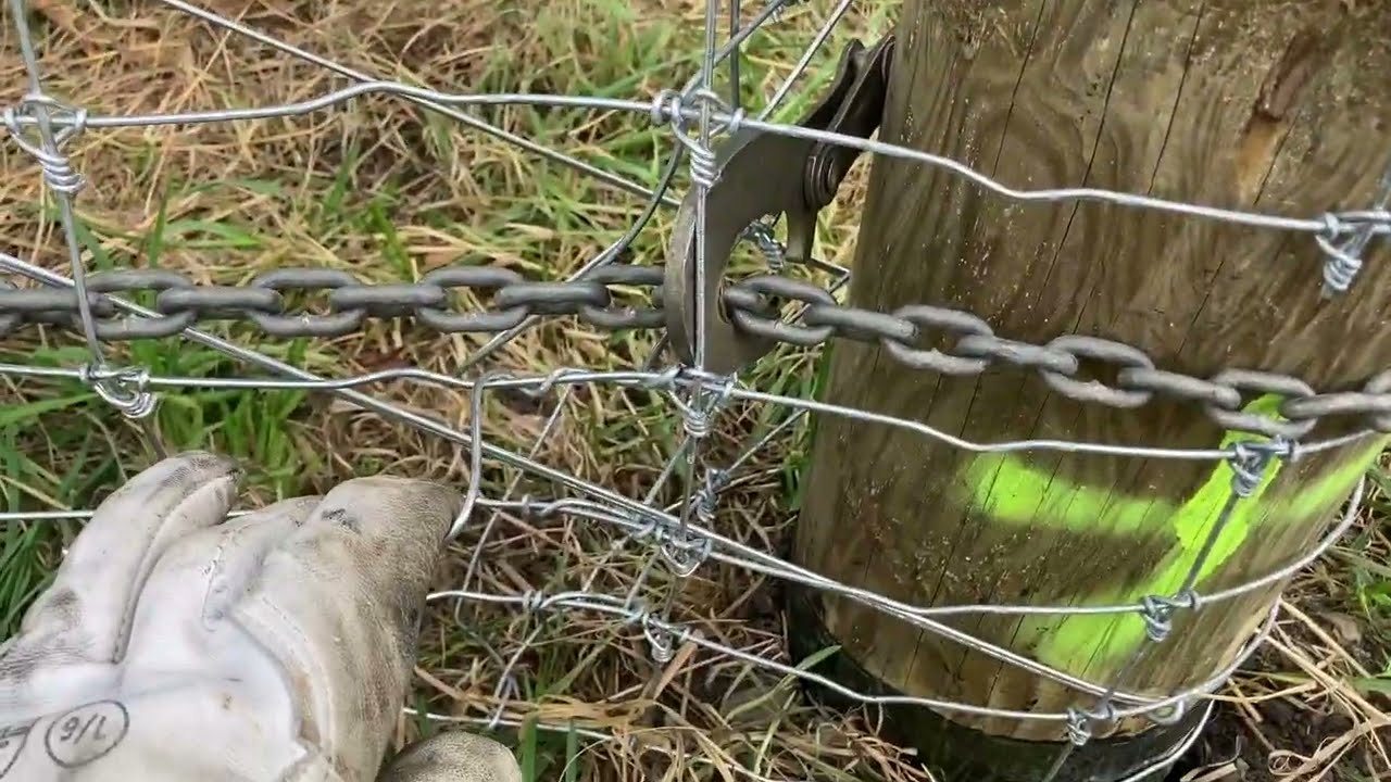 @DeerService Naciąganie siatki jedną belką
