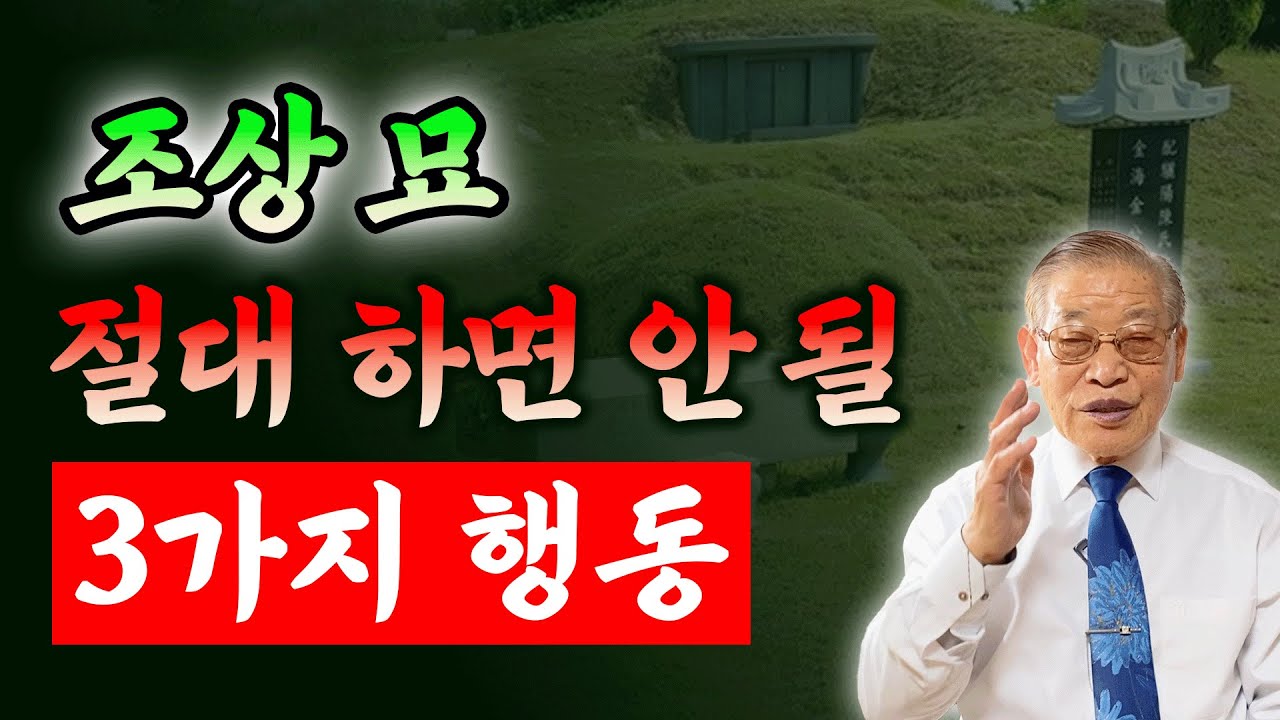 조상 묘에 절대 하면 안 될 3가지 행동 / 절대 하지 마라❌ [E.265]