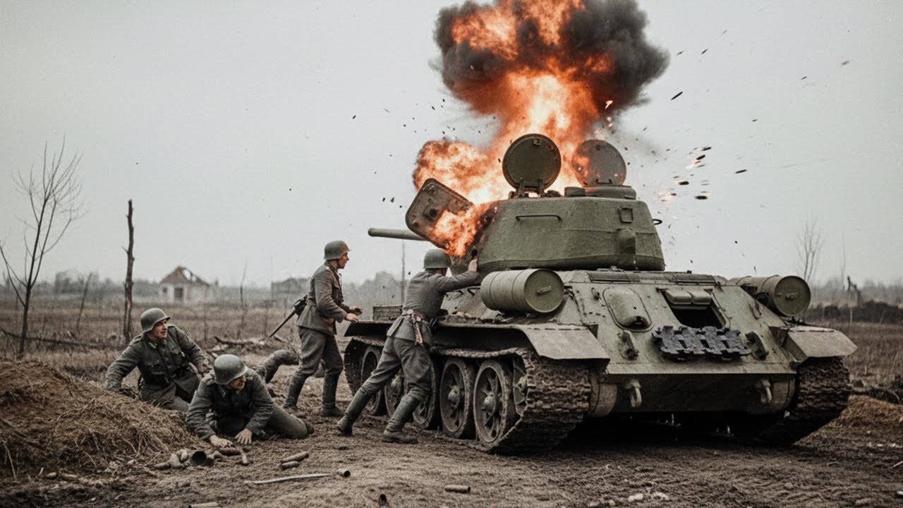 Wehrmacht cattura un T-34: Trappola sovietica lo distrugge dall'interno