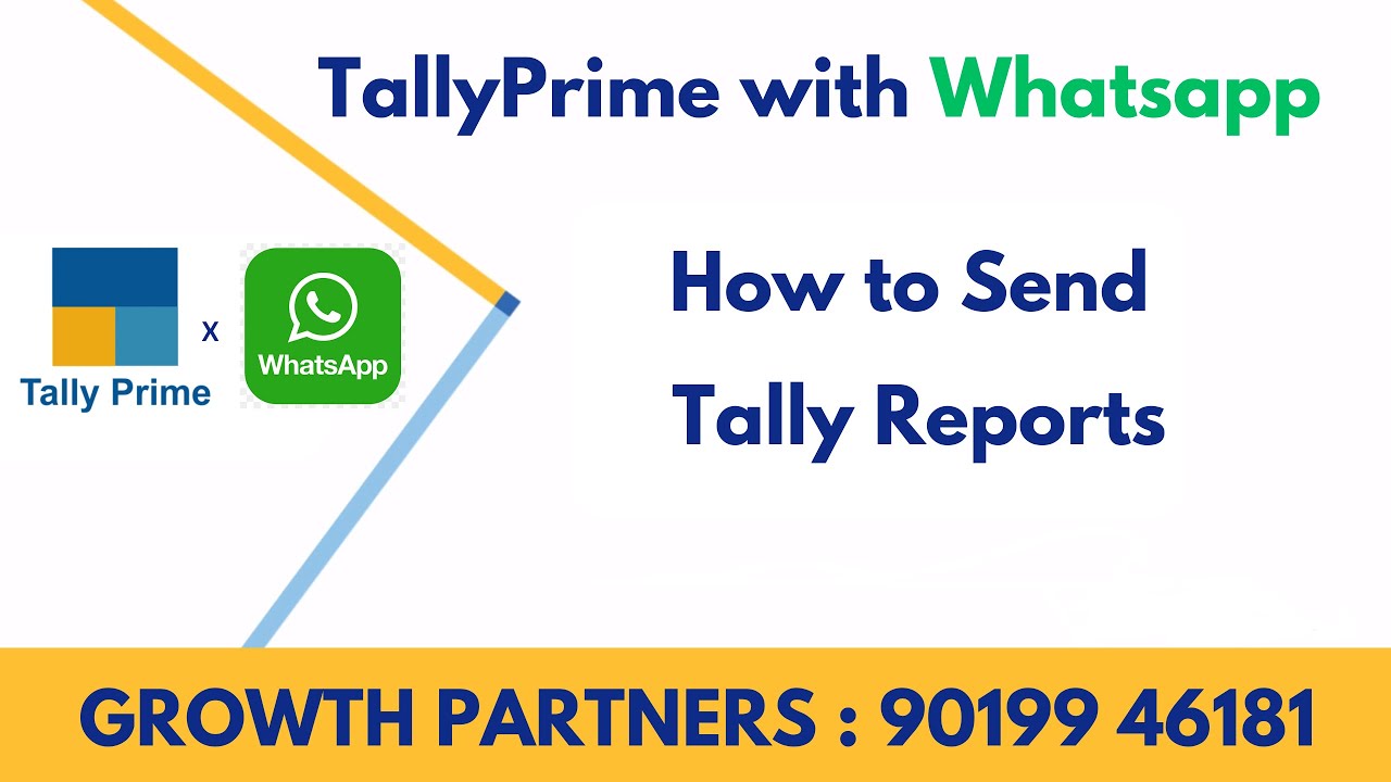 Отправка отчетов из TallyPrime в WhatsApp