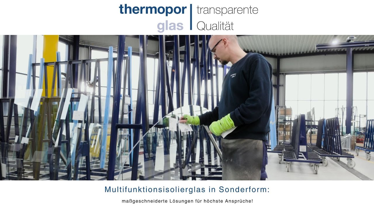 Digital Reproduktion von Isolierglas-Sonderformen Master