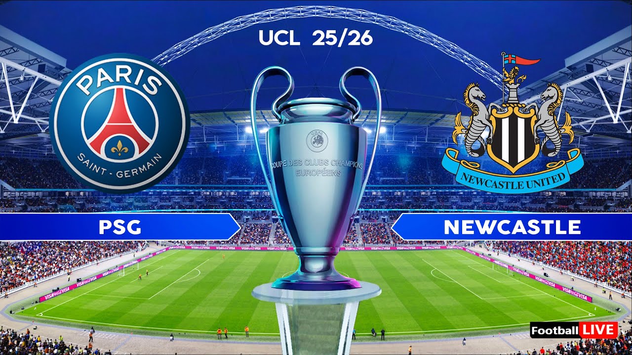 PSG vs NEWCASTLE - UEFA Champions League 25/26 | Full Match All Goals | Simulation PES