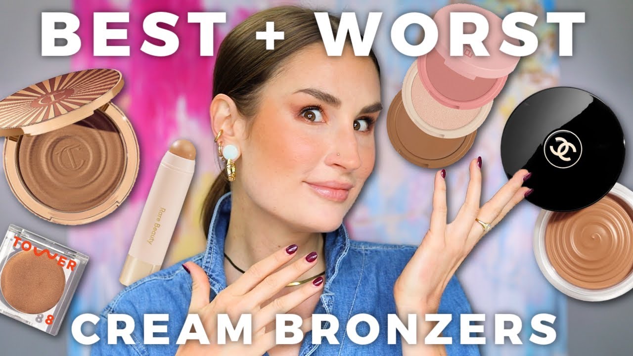 BEST & WORST CREAM BRONZERS 2022: *SPREADSHEET,* Natural Light Application & Face Swatches
