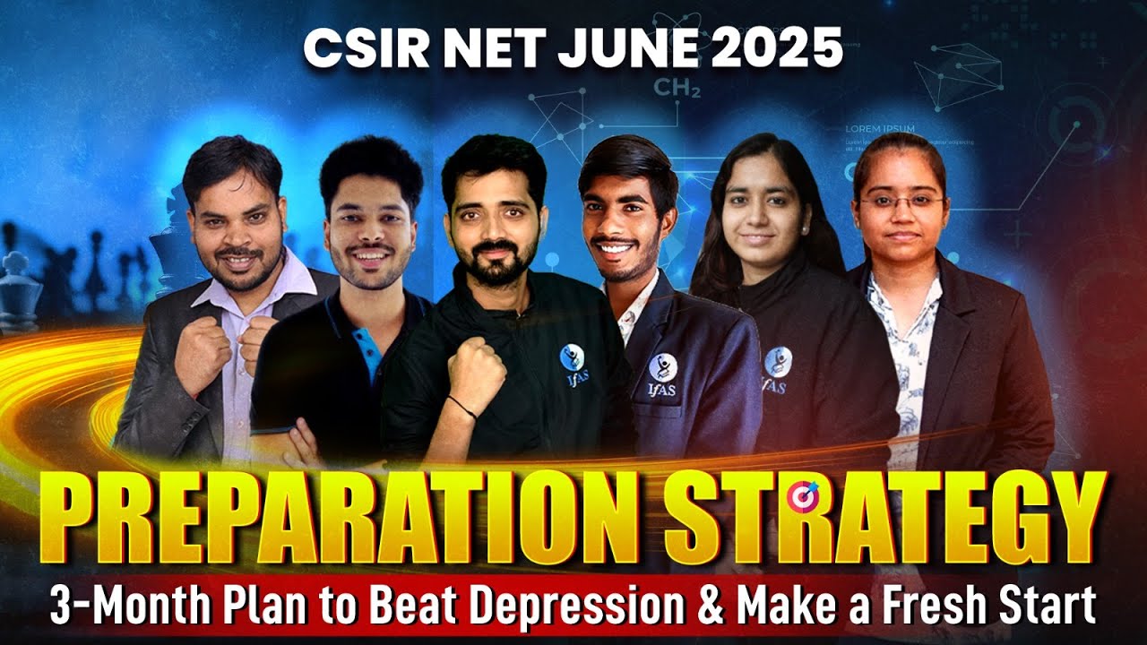 CSIR NET Chemistry Preparation Strategy 2025 - 3 Months Plan | IFAS