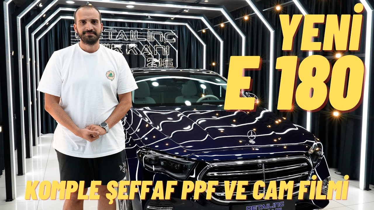 M.Benz Yeni E180 Komple Şeffaf PPF Kaplama Uygulaması