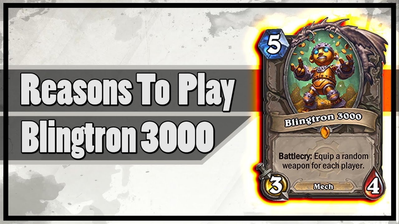 Hearthstone: Reasons To Play Blingtron 3000