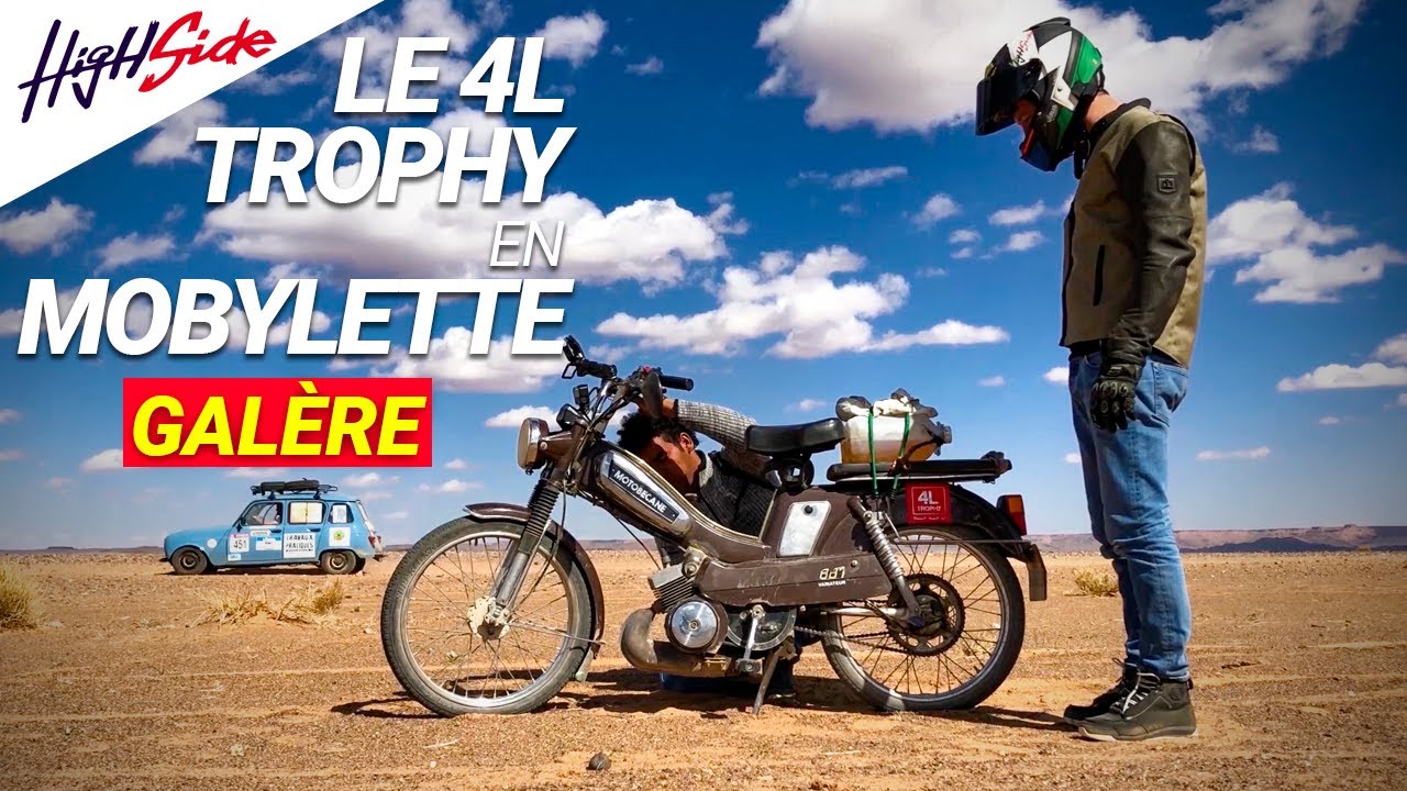 Défi - Le 4L Trophy en mobylette !