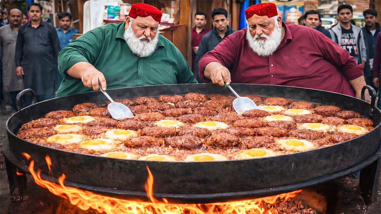 WORLD’S BIGGEST PESHAWAR CHAPLI KABAB COOKING LIVE | CRAZIEST PAKISTANI STREET FOOD