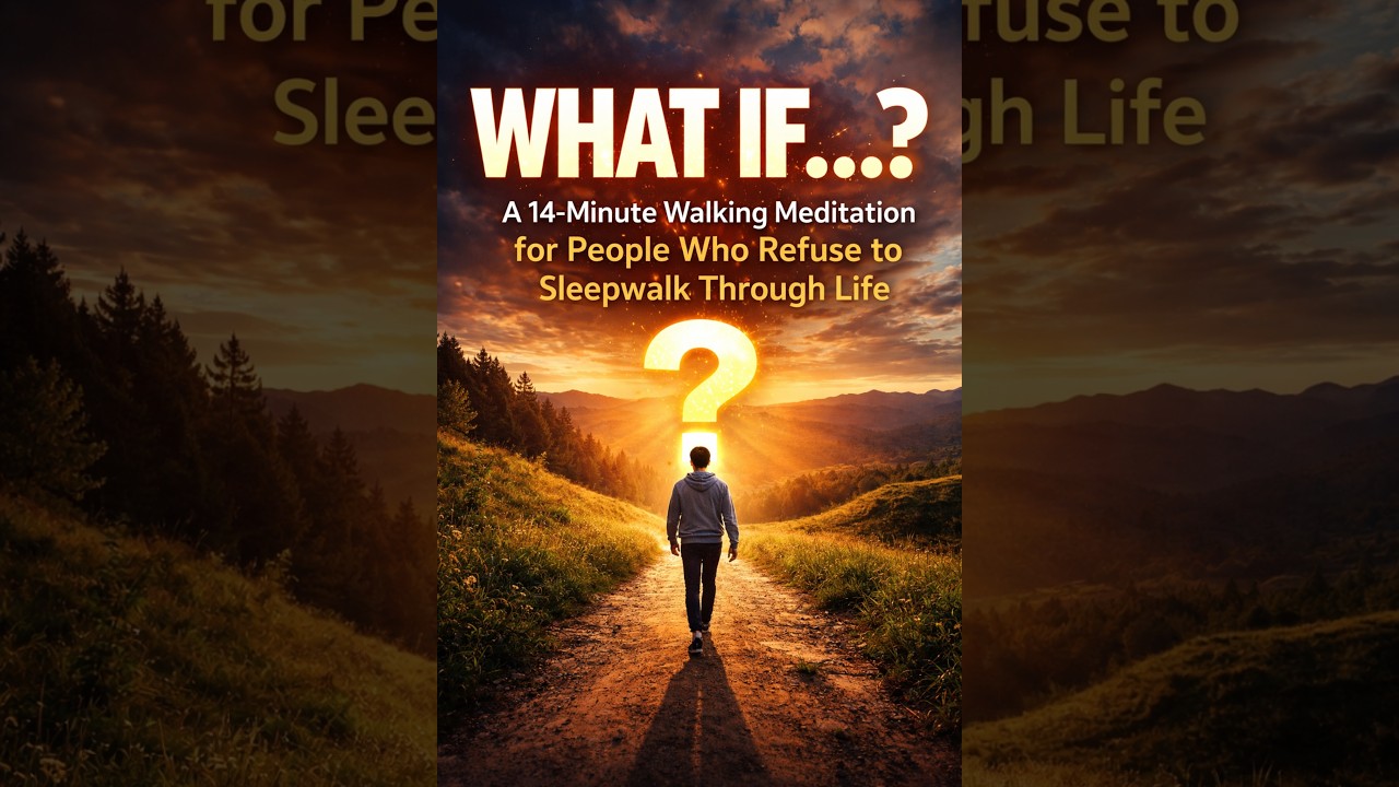 “What If…?” — A 14-Minute Walking Meditation for People Who Refuse to Sleepwalk Through Life