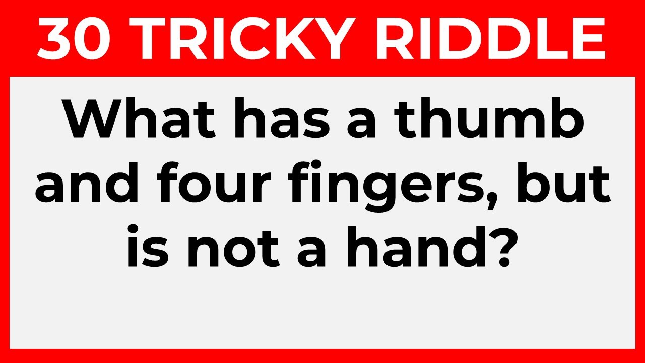 Only a Genius Can Pass This Test | Take This 30 Tricky Riddles Quiz to Find Out!