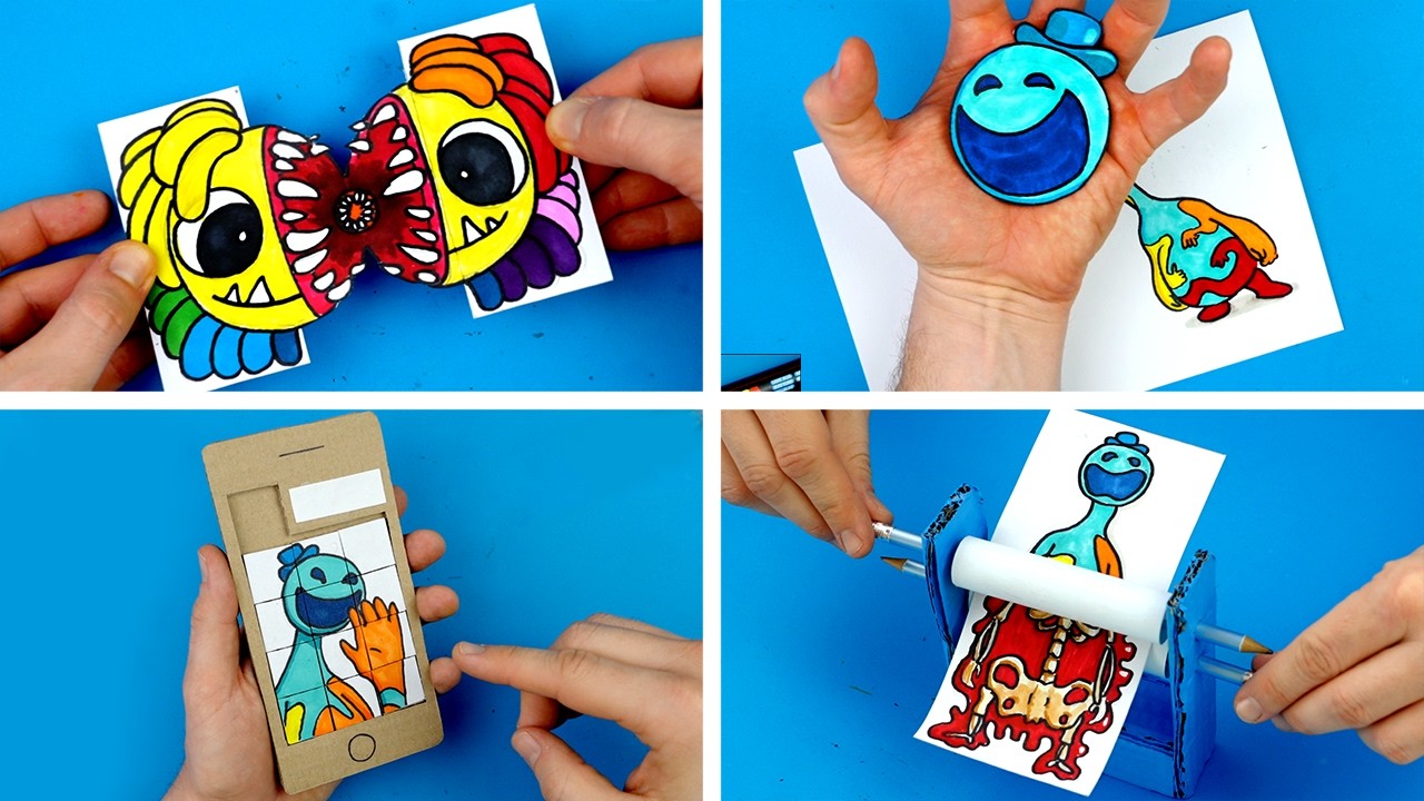 Poppy Playtime CHAPTER 4 PAPER CRAFTS
