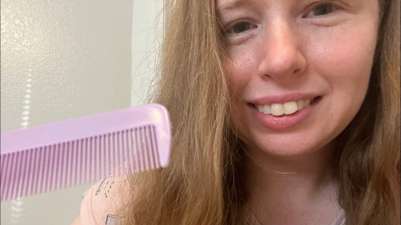 ASMR combing your hair