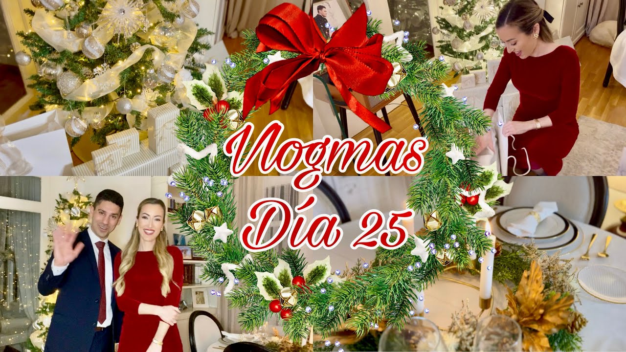 CELEBRANDO LA NOCHEBUENA, ESTRENANDO MI VESTIDO y REGALOS de NAVIDAD | VLOGMAS DÍA 25 | Lidia Siori