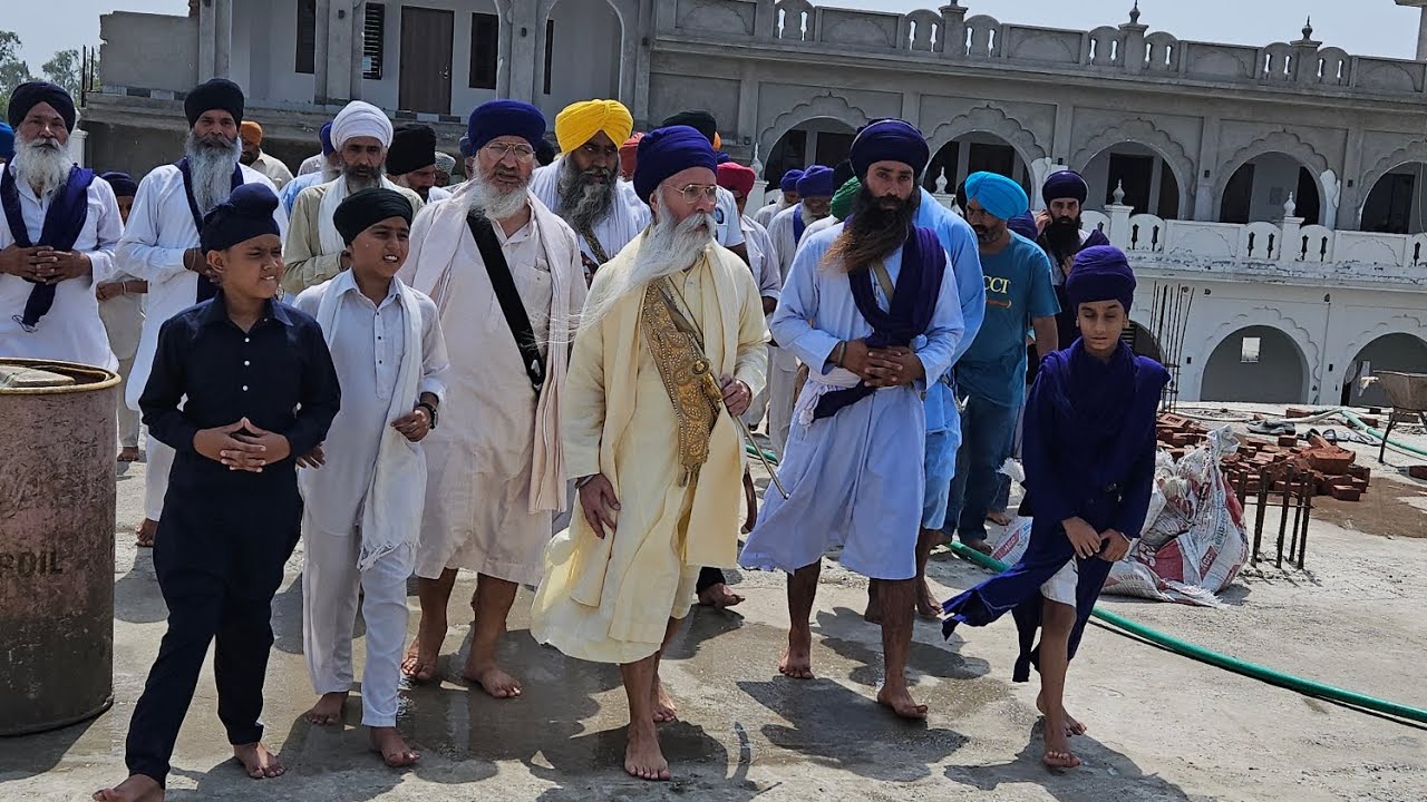 ਅੱਜ ਦਰਬਾਰ ਸਾਹਿਬ ਦਾ ਨੀਂਹ ਪੱਥਰ ਰੱਖਿਆ ਗਿਆ। Gurudwara Miri Piri Akal Darbar Sahib Domeli