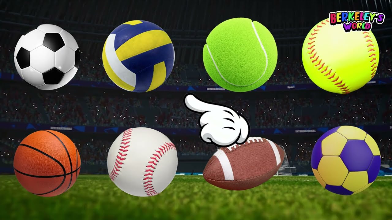 English Learning Sport Balls for Toddlers