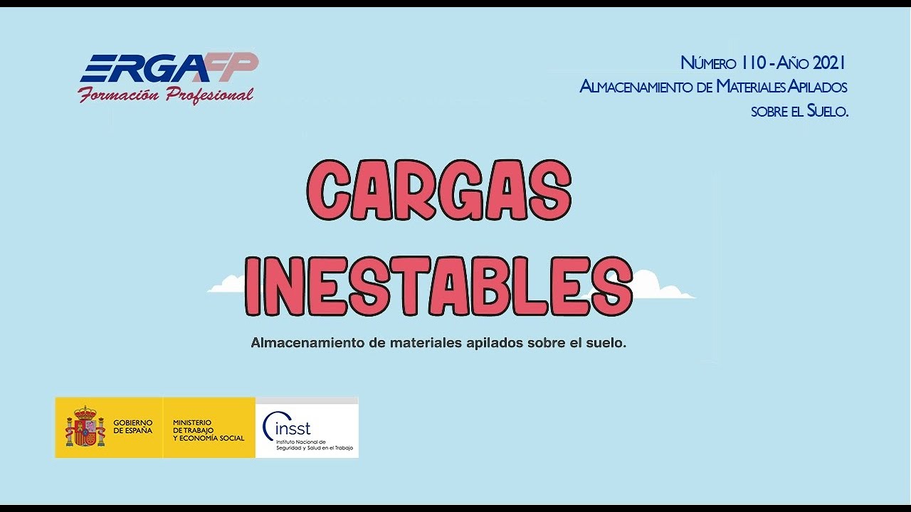 ERGA FP Nº 110 Cargas inestables  Almacenamiento de materiales apilados sobre el suelo