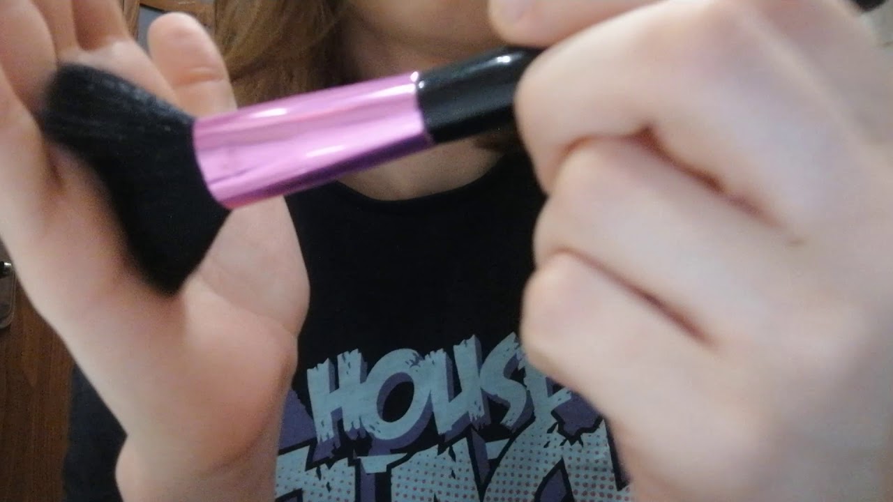ASMR BRUSHING THE CAMERA WITH DIFFERENT BRUSHES (No Talking)