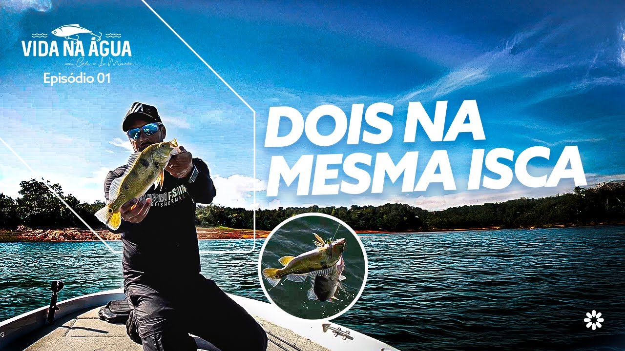 PAIXÃO E COMPETIÇÃO NA PESCA! Lorena e Cadu treinam para o Bassmaster na Três Marias