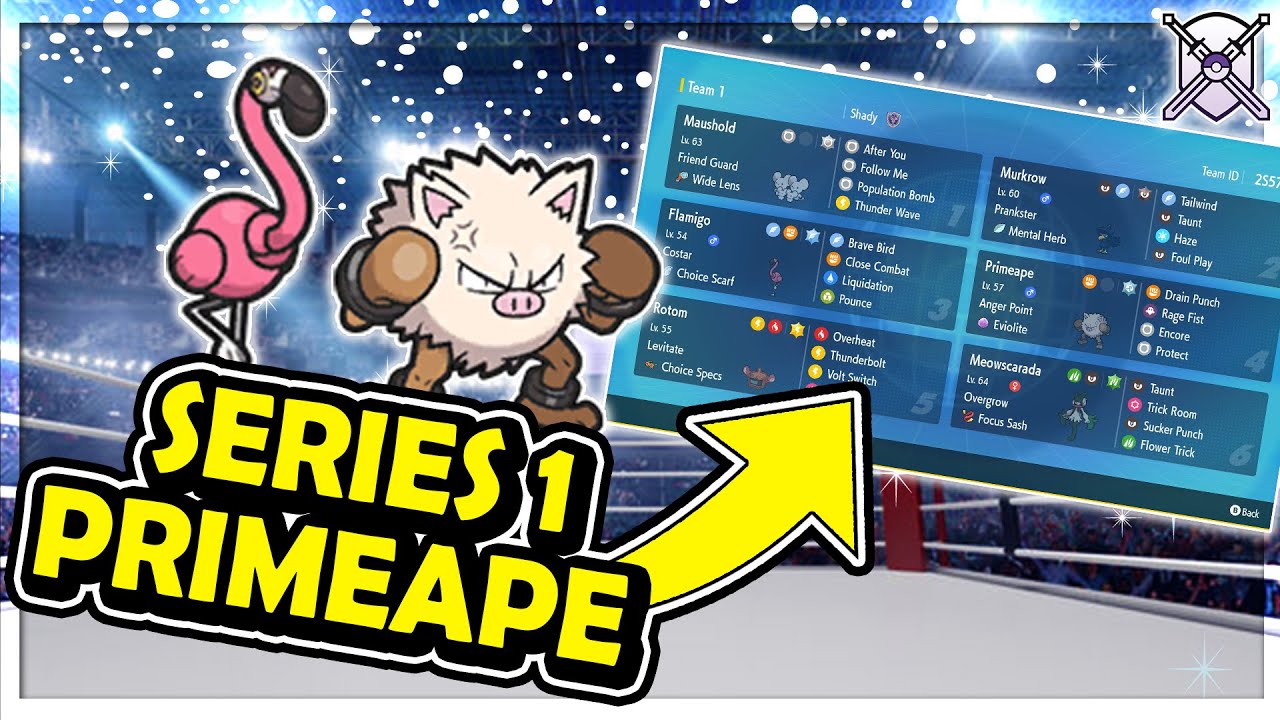SERIES 1 PRIMEAPE TEAM | VGC 2023 | Pok&eacute;mon Scarlet & Violet - Pokesports