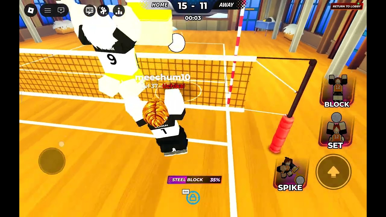 Playing volleyball legends on video😁