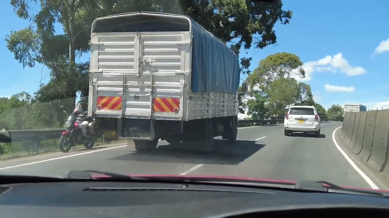Trucks Get Stuck Here Because of the 11km Uphill Drive, Salgaa, Nakuru Eldoret Highway