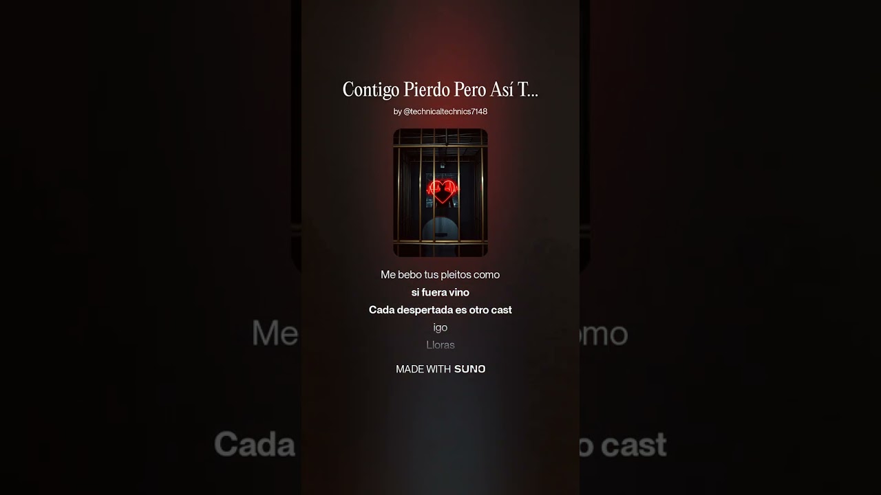 Contigo Pierdo
