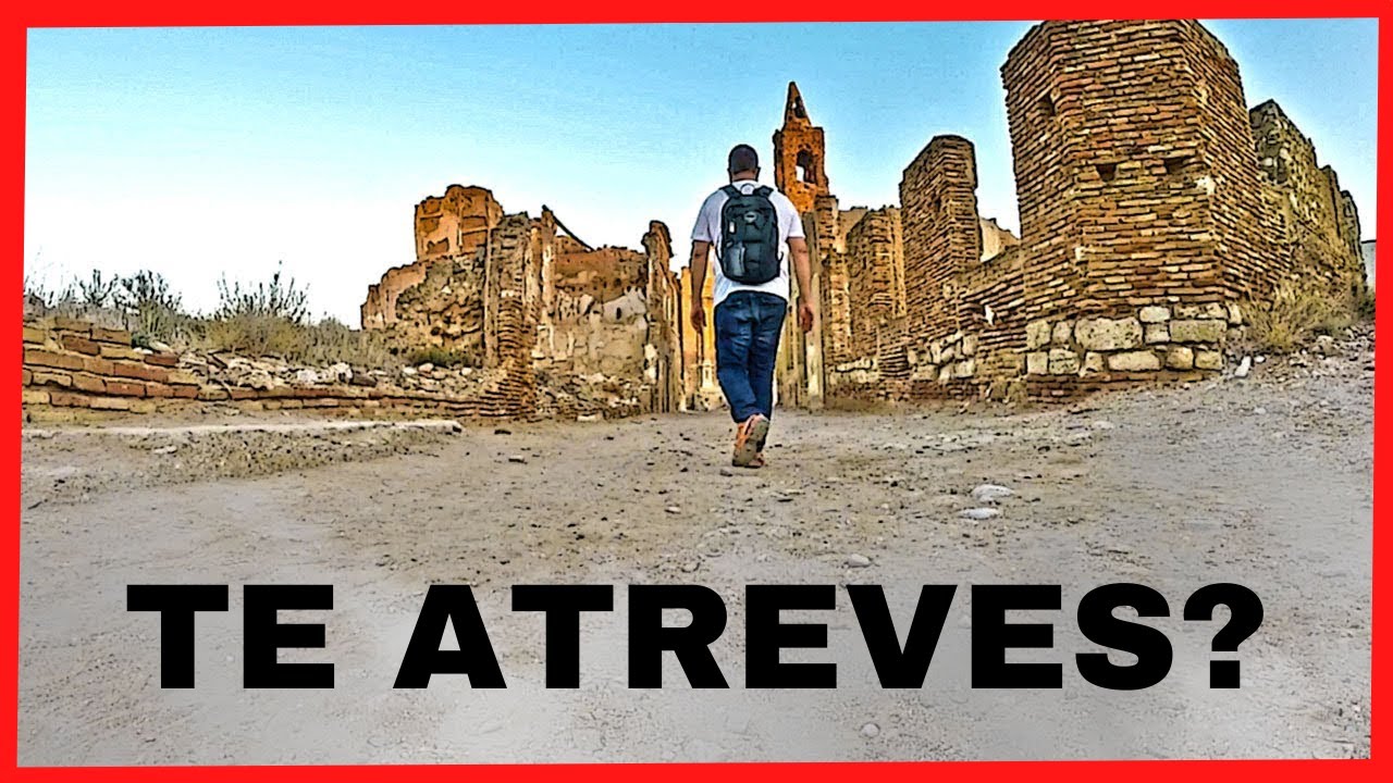 BELCHITE VIEJO ➡️ el pueblo 😱*FANTASMA* de la Guerra Civil Española