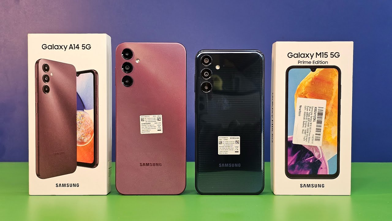Samsung Galaxy A14 Vs Samsung Galaxy m15 Prime Edition Unboxing and Comparison || Under 10000