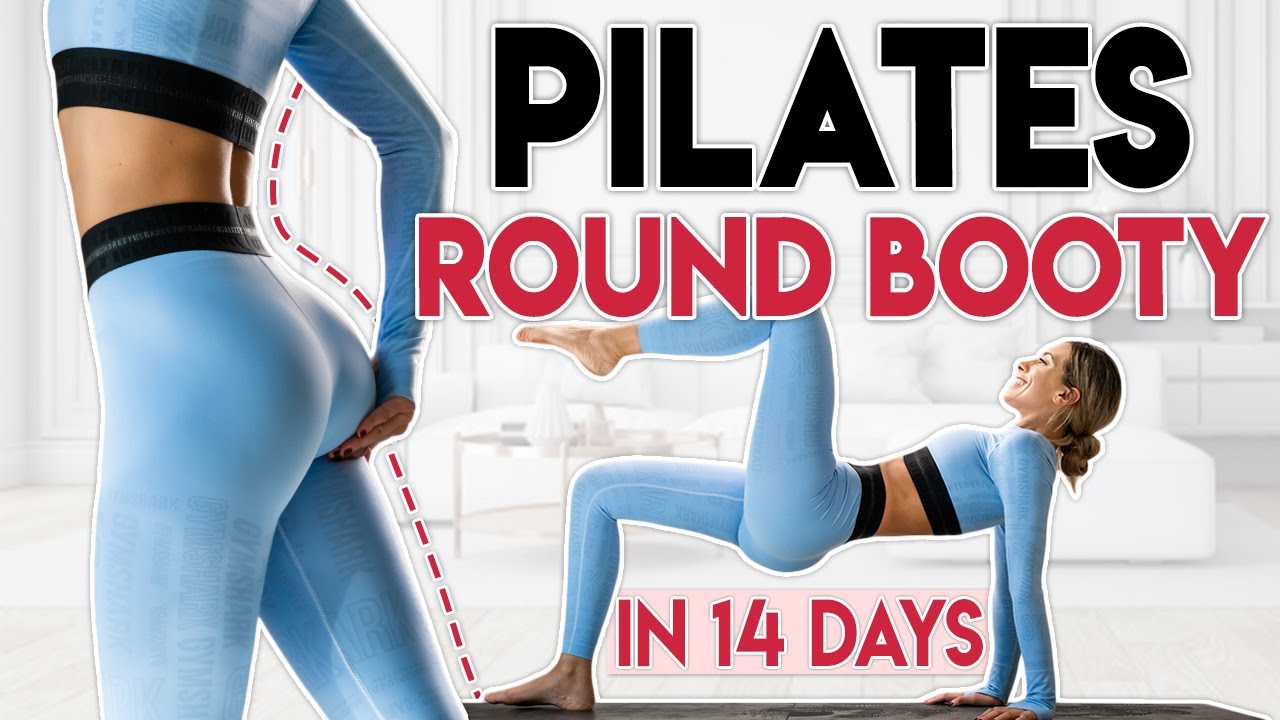 ПИЛАТЕС ДЛЯ КРУГЛОЙ ПОПЫ ЗА 14 ДНЕЙ 🍑 Lift & Tone | 10 минут тренировки